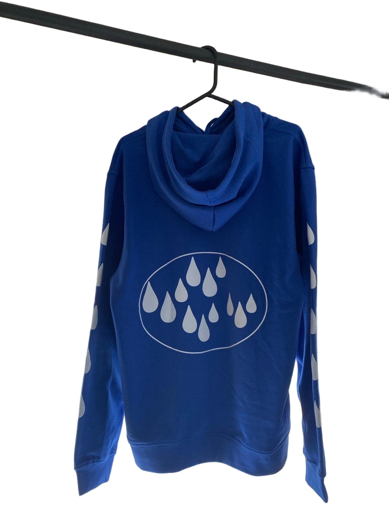 DripFame Royal Blue Hoodie