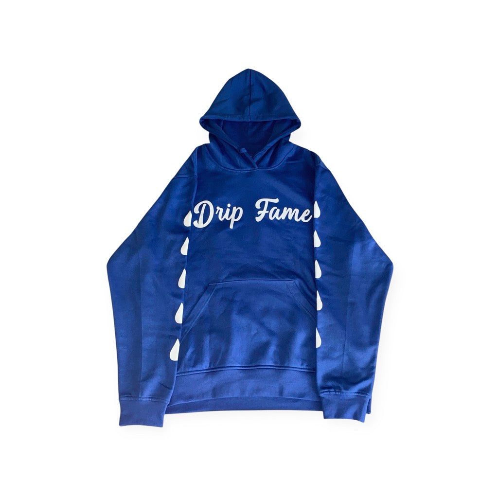 DripFame Royal Blue Hoodie