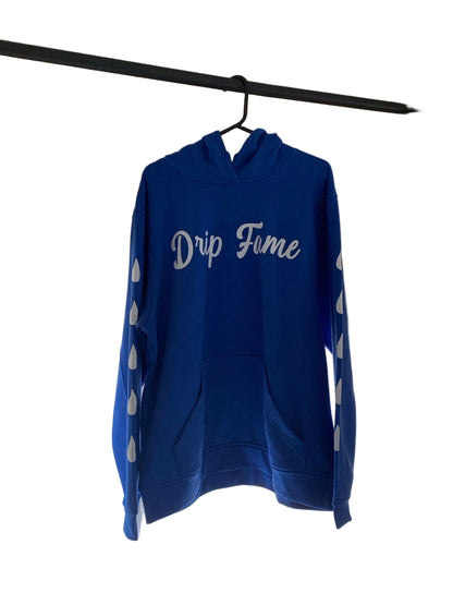 DripFame Royal Blue Hoodie