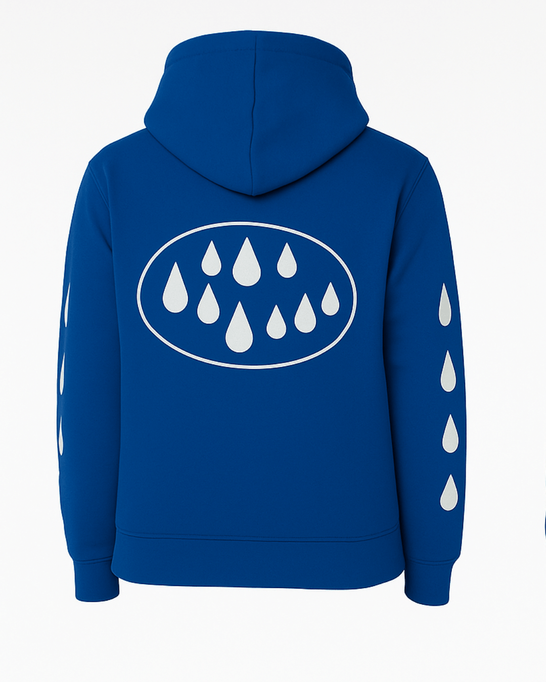 DripFame Royal Blue Hoodie - DripFame