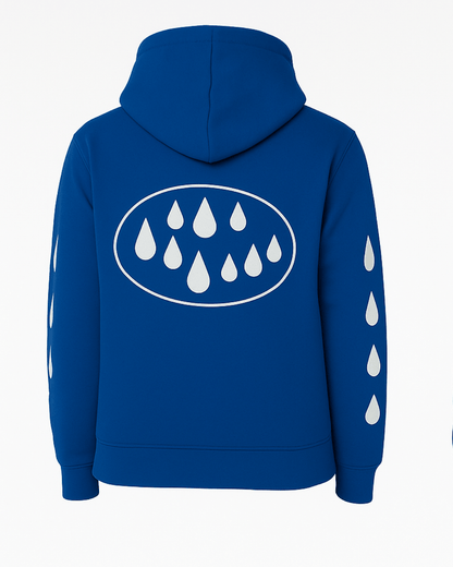 DripFame Royal Blue Hoodie - DripFame