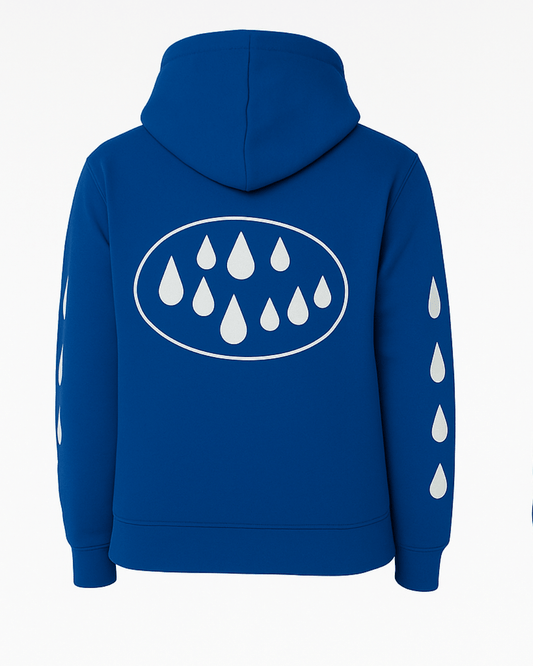 DripFame Royal Blue Hoodie - DripFame
